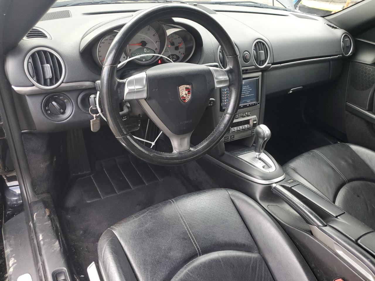2007 Porsche Cayman S Black vin: WP0AB29817U781875