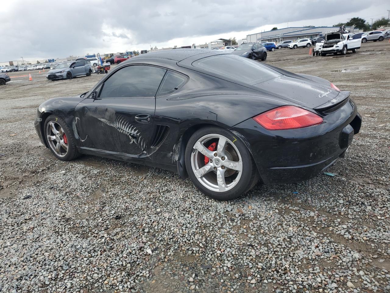 2007 Porsche Cayman S Black vin: WP0AB29817U781875