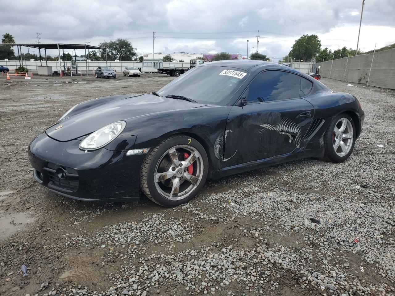 2007 Porsche Cayman S Black vin: WP0AB29817U781875