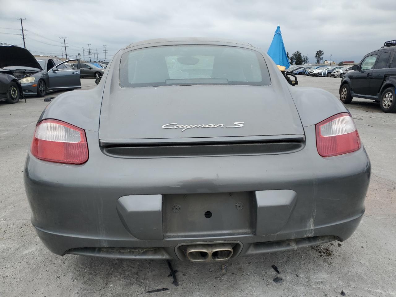 2007 Porsche Cayman S Gray vin: WP0AB29817U783075