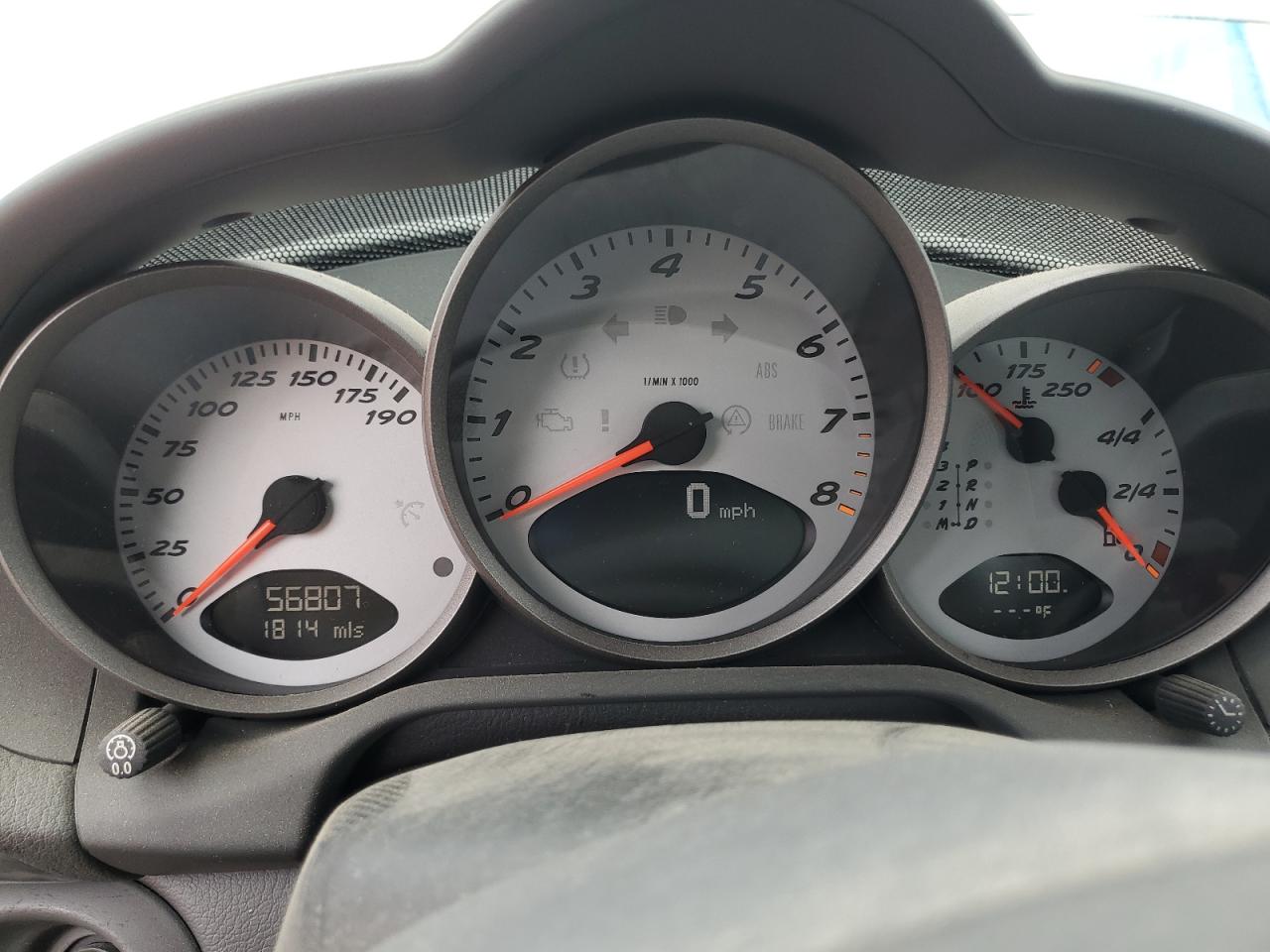 2007 Porsche Cayman S Gray vin: WP0AB29817U783075