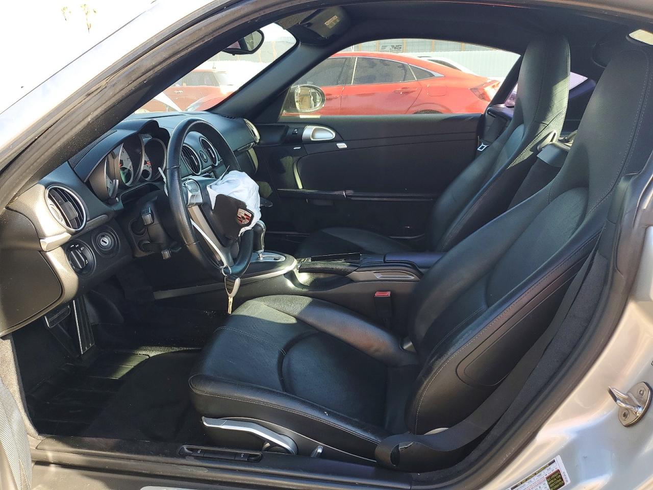 2008 Porsche Cayman S Silver vin: WP0AB29818U782865