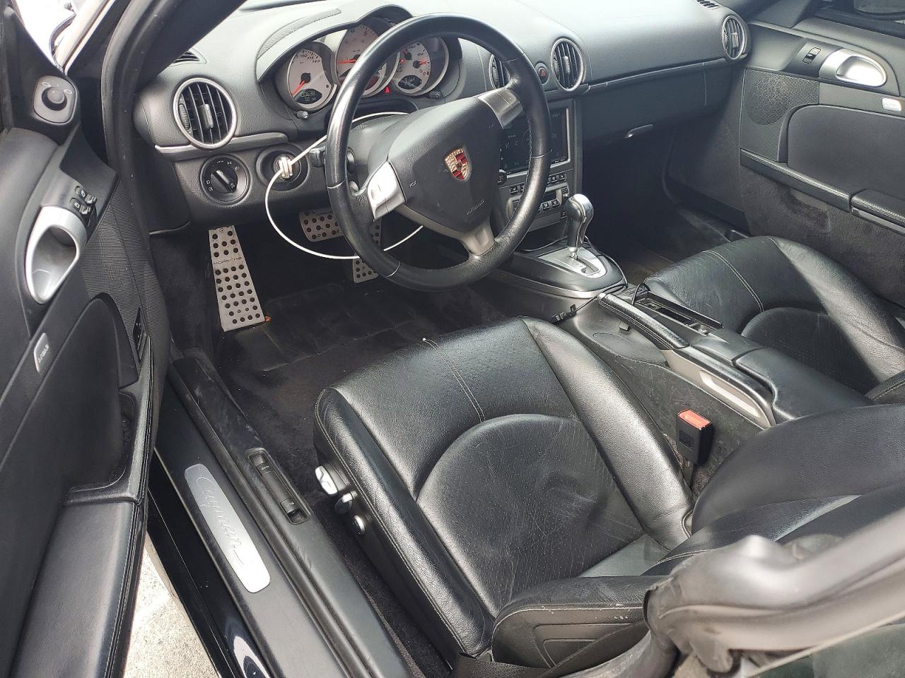 2006 Porsche Cayman S Black vin: WP0AB29826U780829