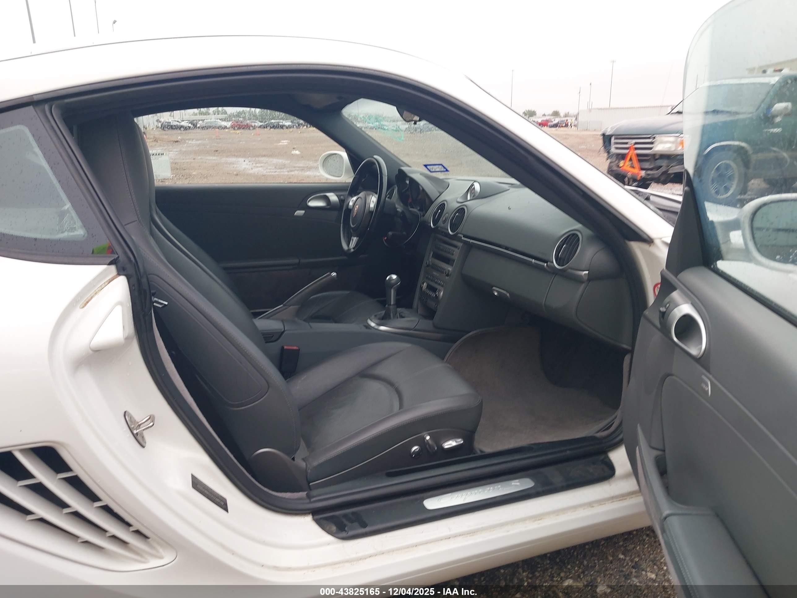 2006 Porsche Cayman S   White vin: WP0AB29826U781902