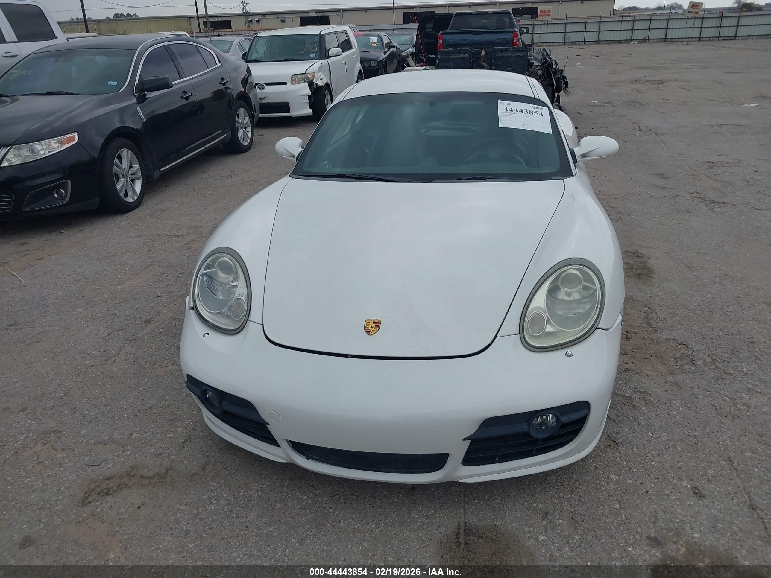 2006 Porsche Cayman S   White vin: WP0AB29826U781902