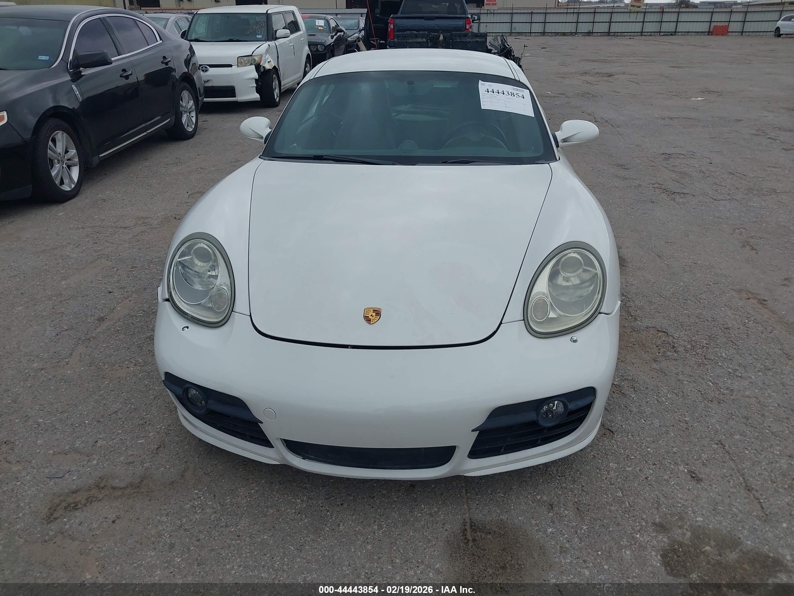 2006 Porsche Cayman S   White vin: WP0AB29826U781902