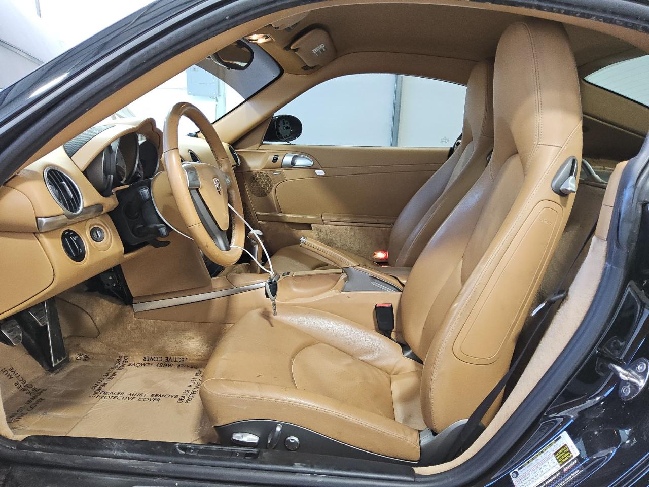 2007 Porsche Cayman S Черный vin: WP0AB29827U781142