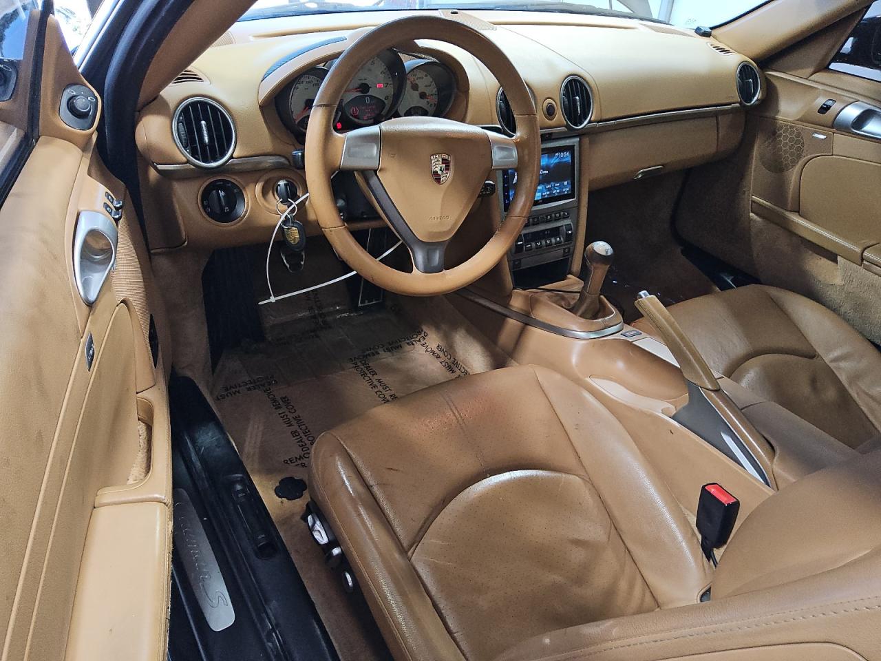 2007 Porsche Cayman S Черный vin: WP0AB29827U781142