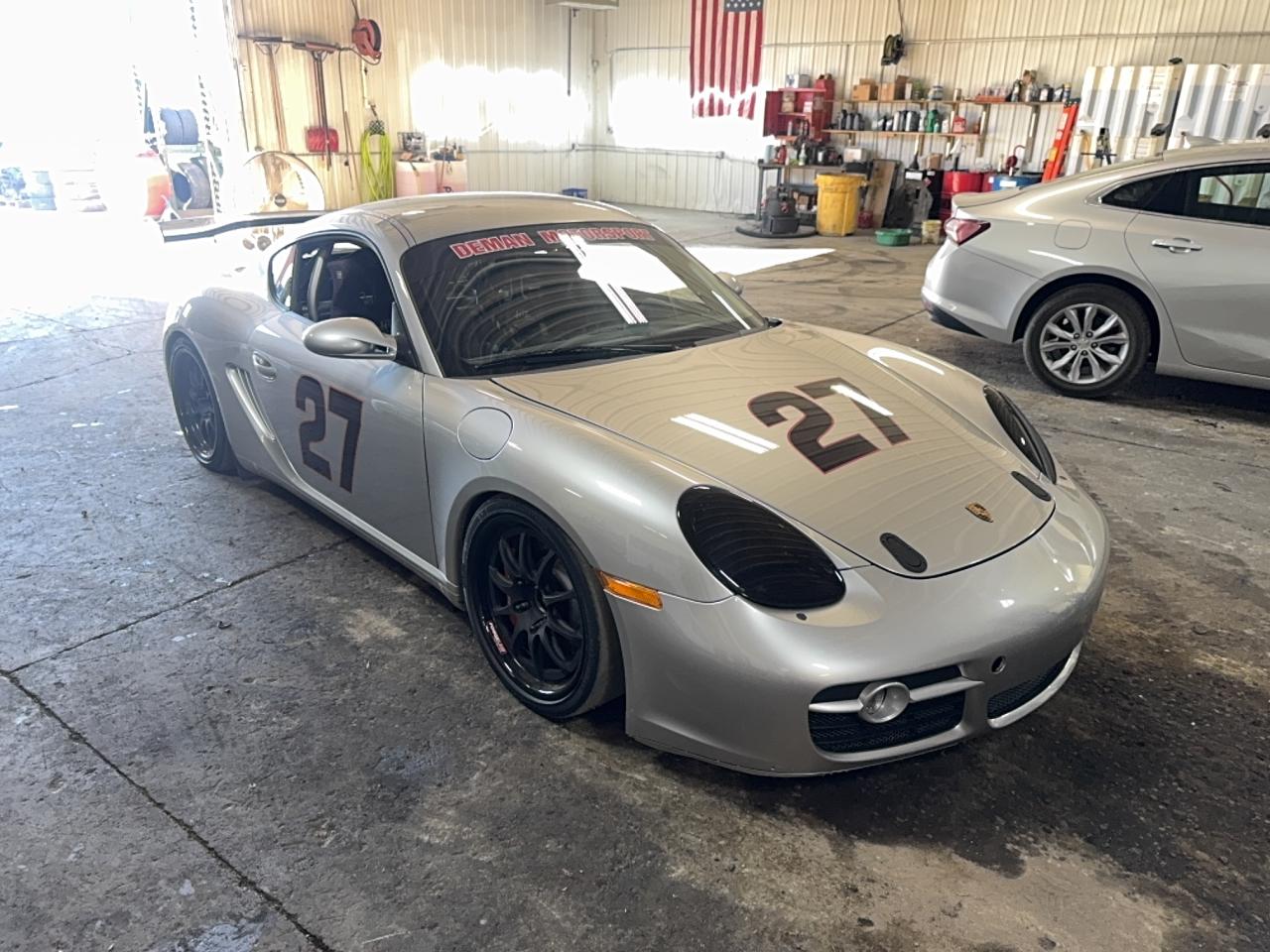 2007 Porsche Cayman S Gray vin: WP0AB29827U782212
