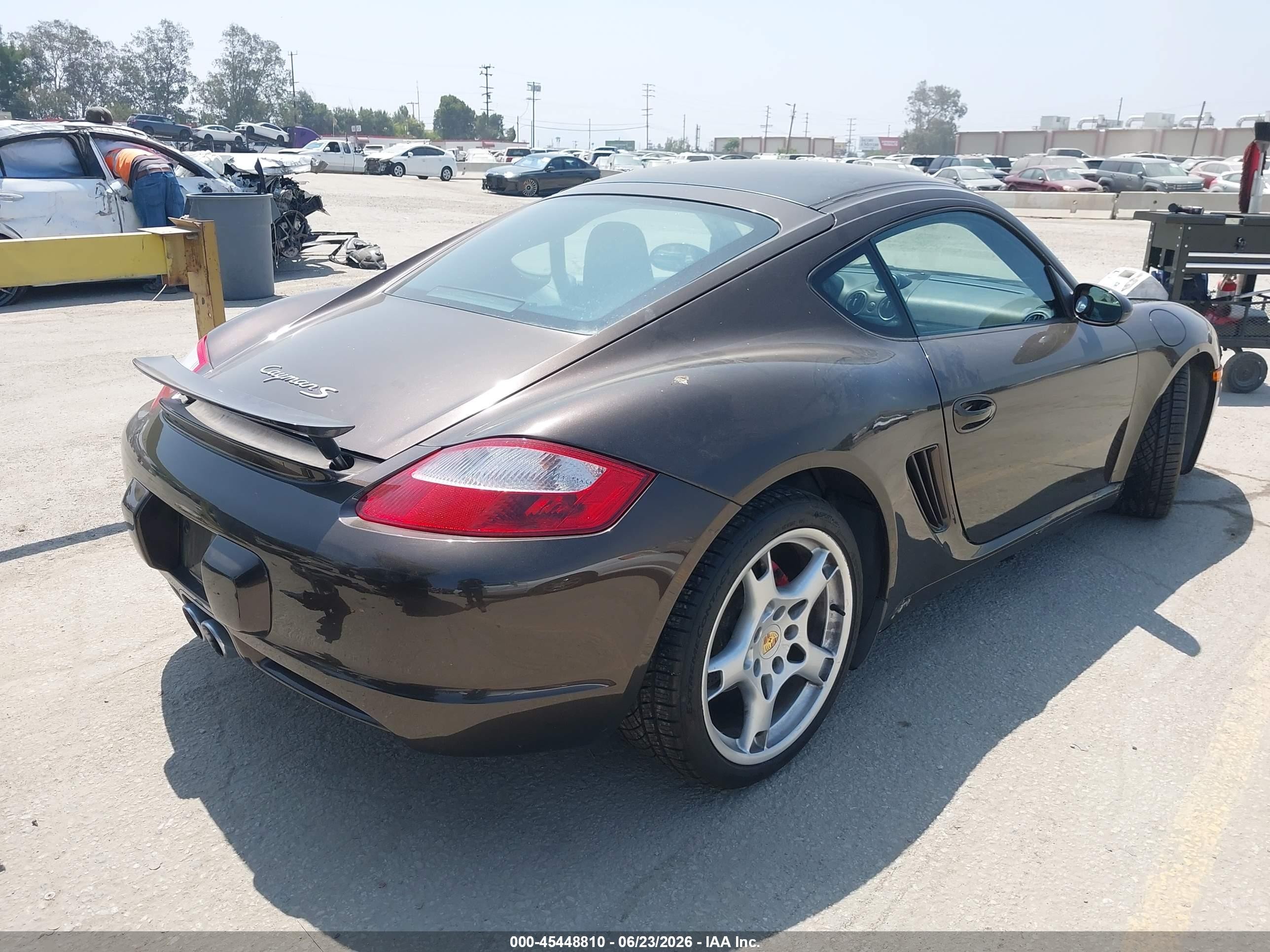 2008 Porsche Cayman S   Brown vin: WP0AB29828U780722