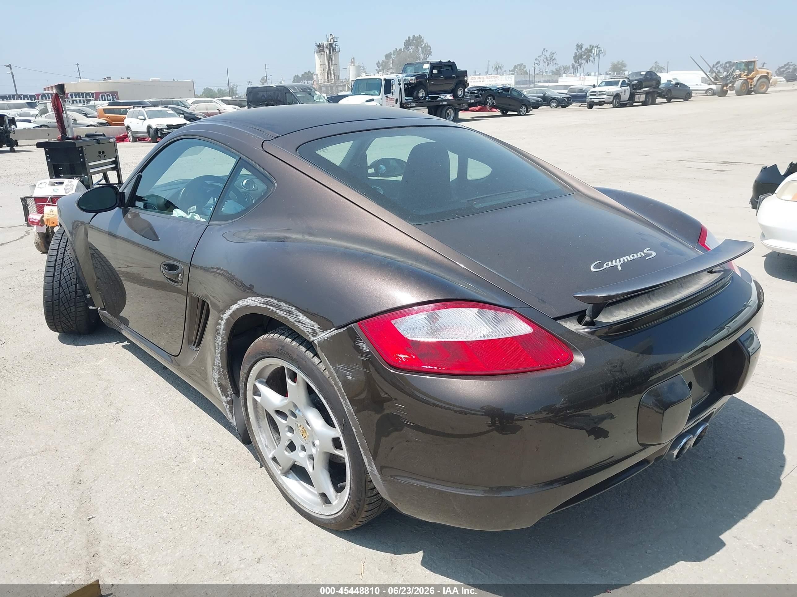 2008 Porsche Cayman S   Brown vin: WP0AB29828U780722