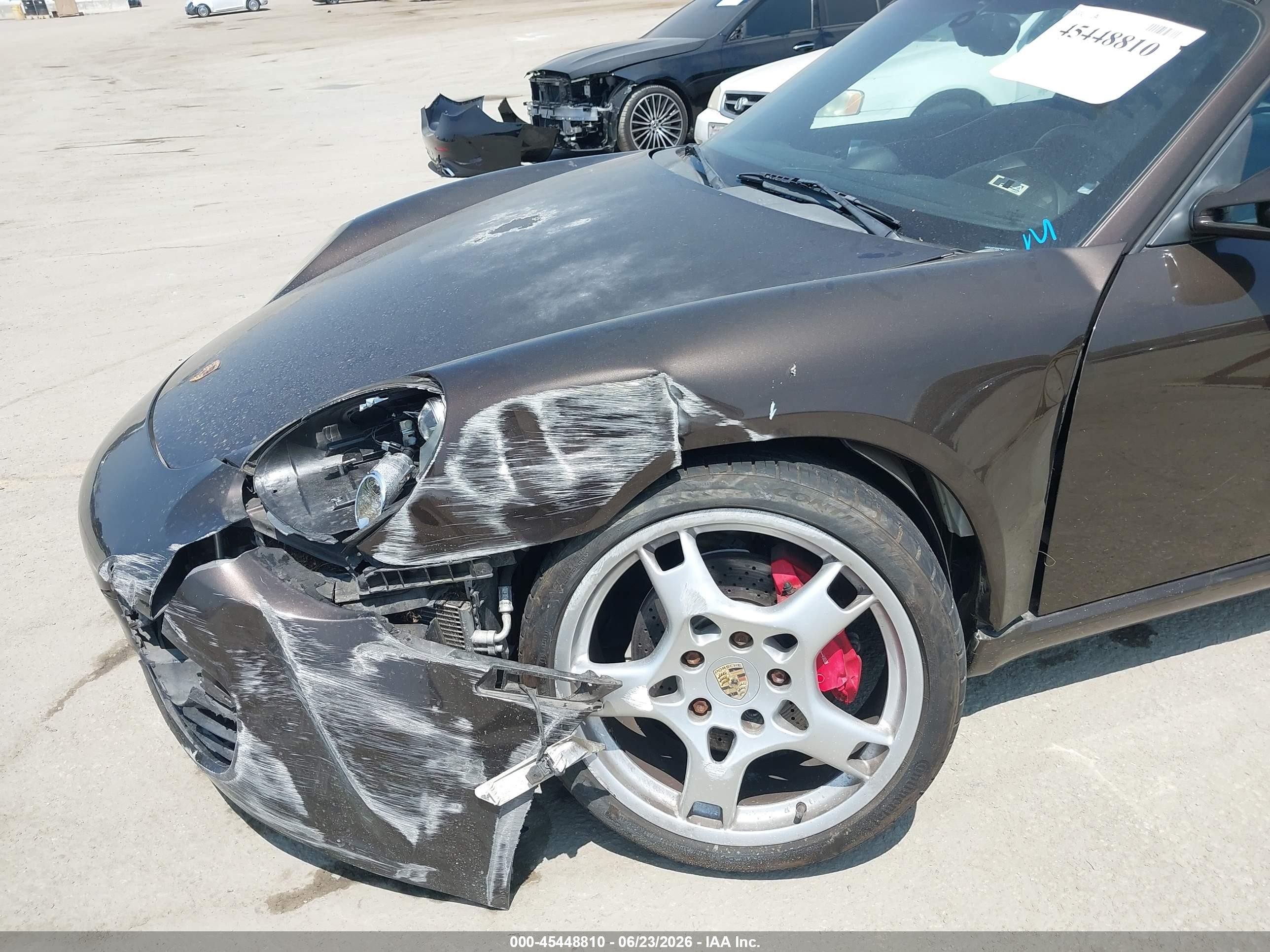 2008 Porsche Cayman S   Brown vin: WP0AB29828U780722
