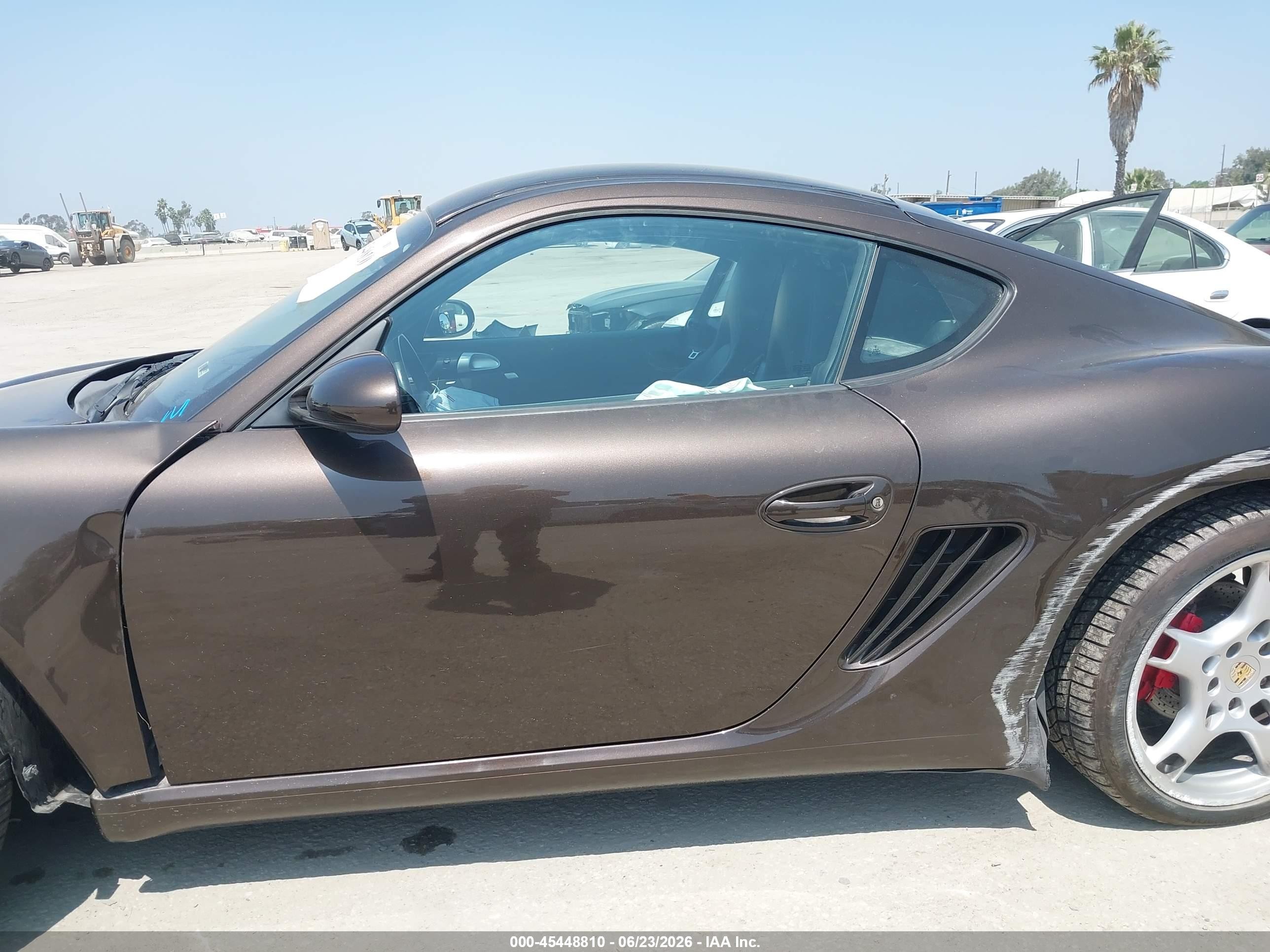 2008 Porsche Cayman S   Brown vin: WP0AB29828U780722