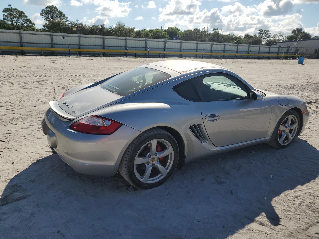 2007 Porsche Cayman S Серебряный vin: WP0AB29837U782493
