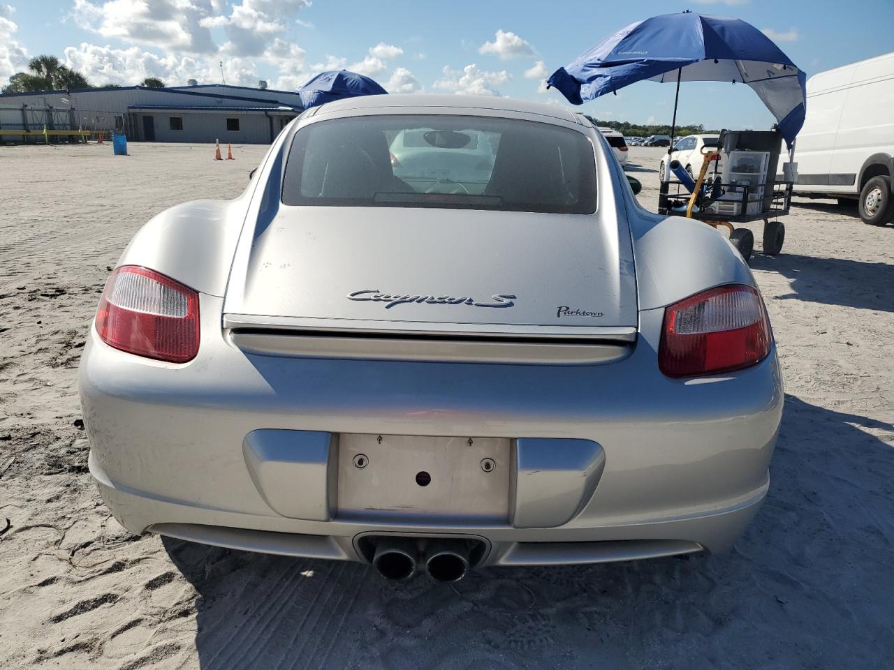 2007 Porsche Cayman S Серебряный vin: WP0AB29837U782493