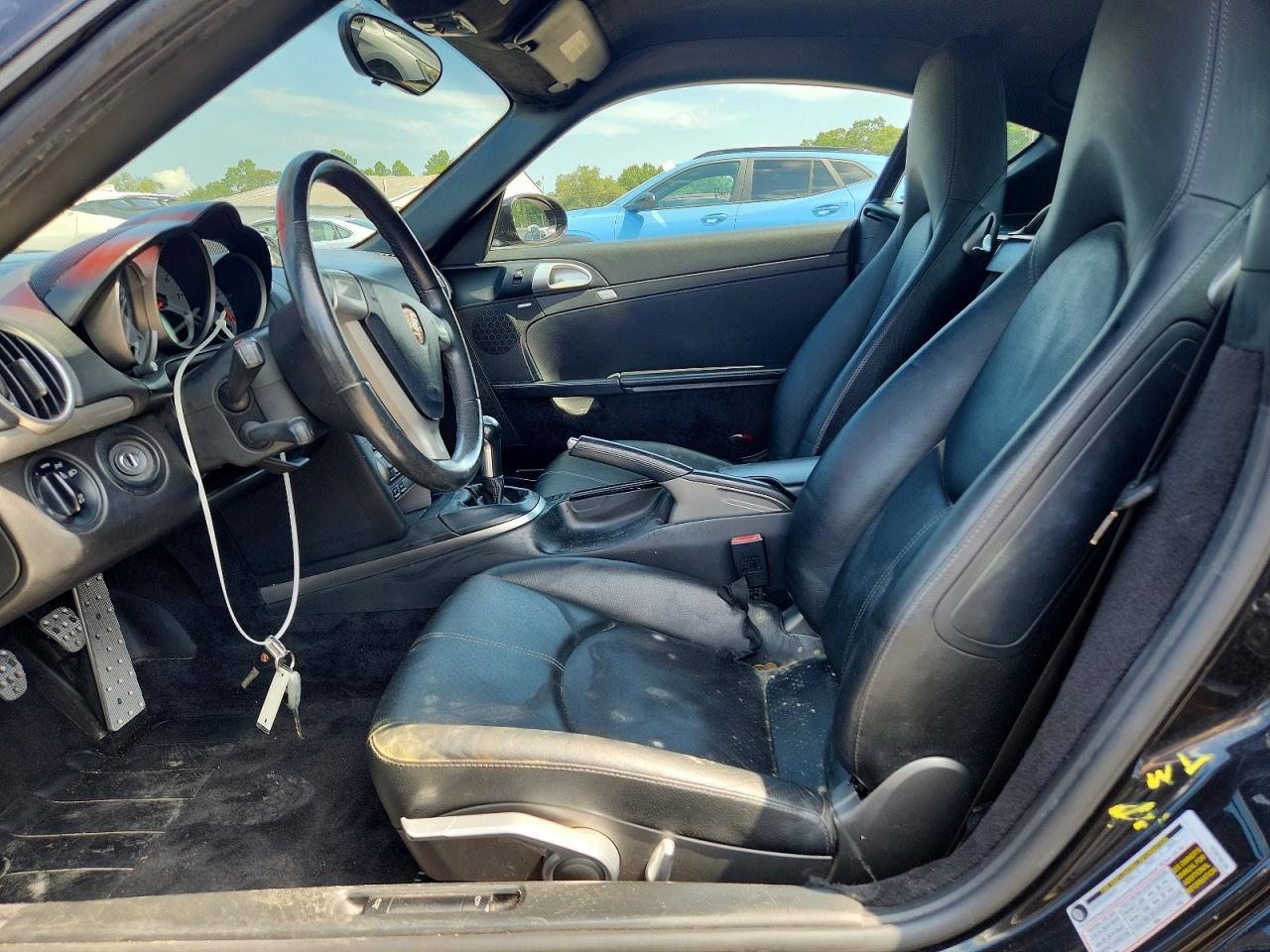 2006 Porsche Cayman S Black vin: WP0AB29846U782114