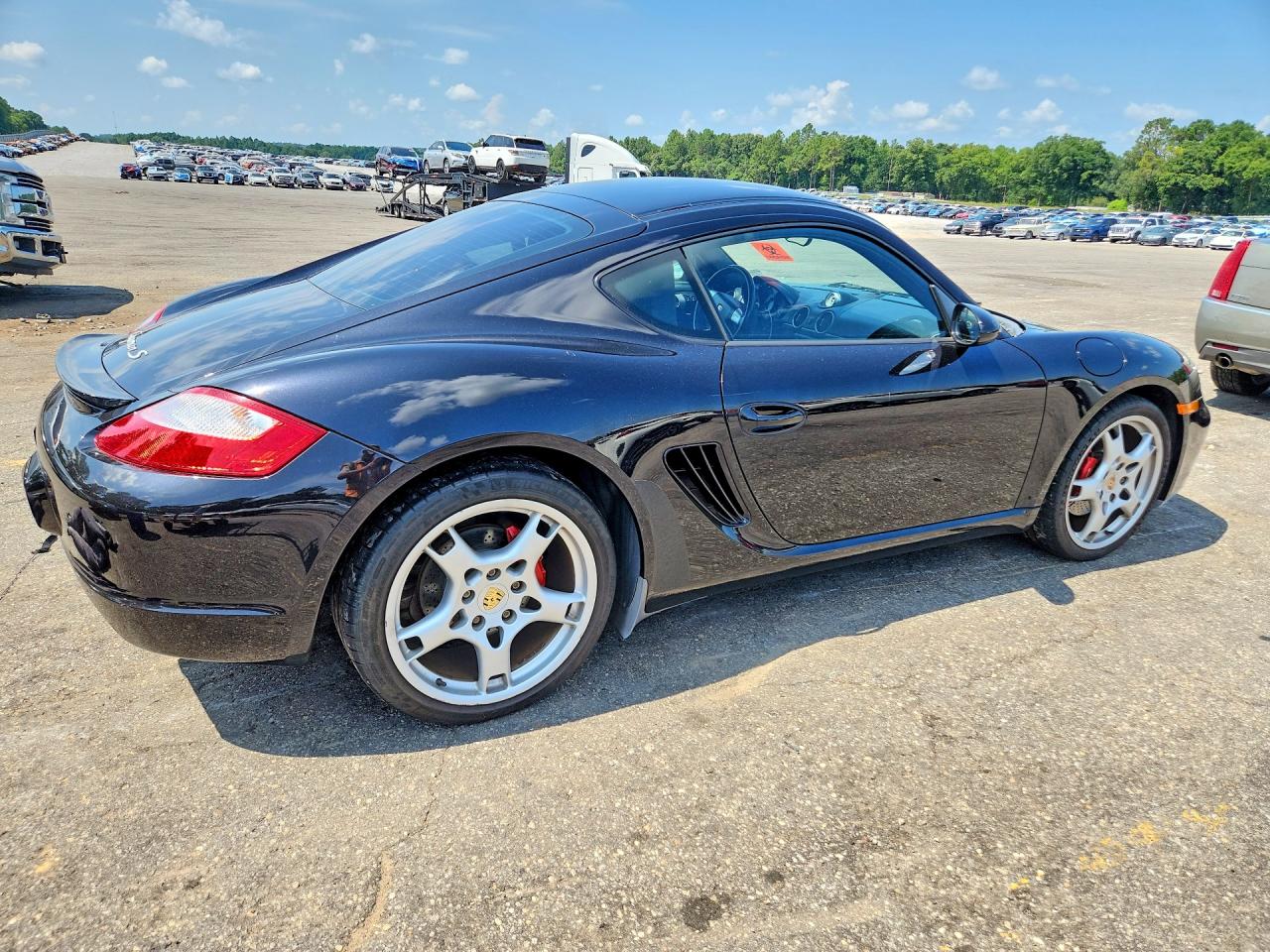 2006 Porsche Cayman S Black vin: WP0AB29846U782114
