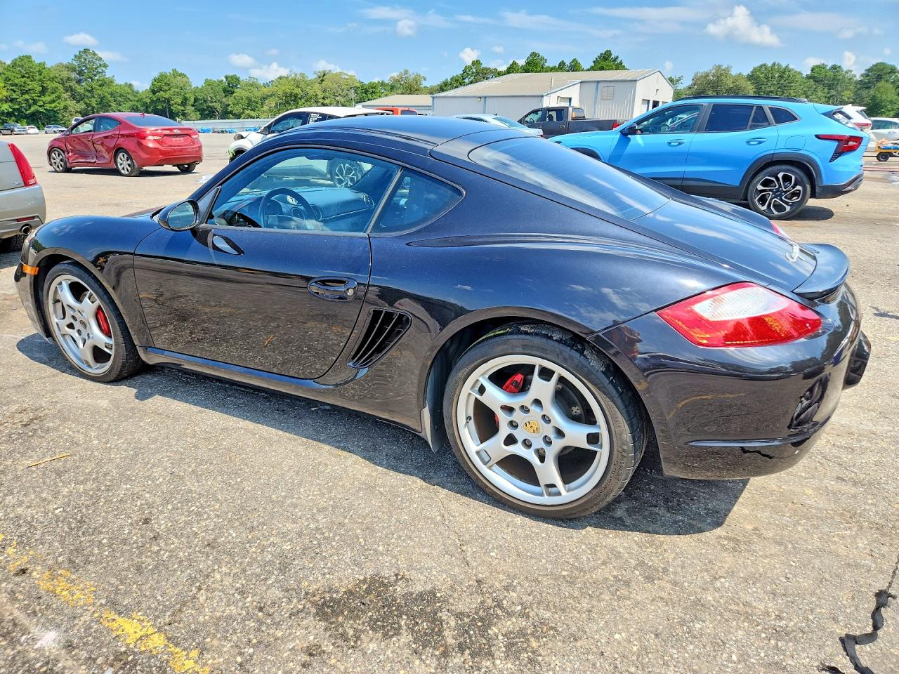2006 Porsche Cayman S Black vin: WP0AB29846U782114