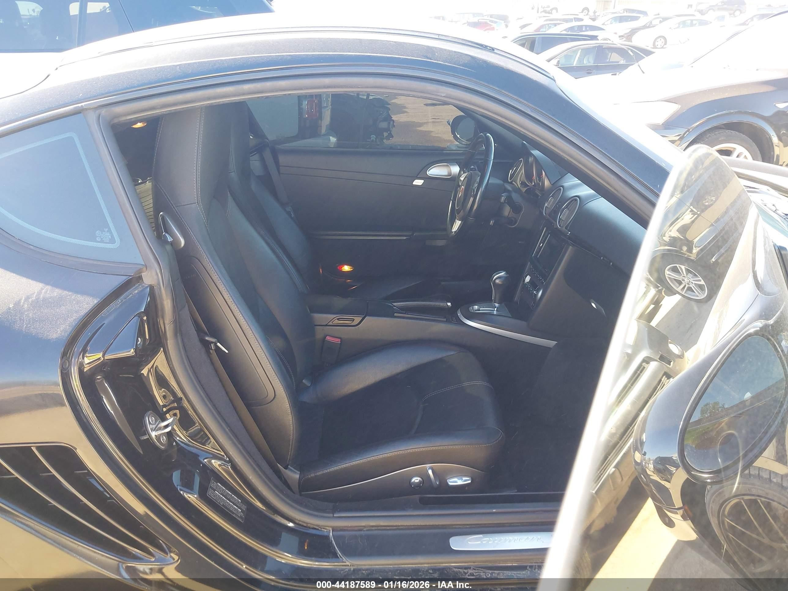 2006 Porsche Cayman S   Black vin: WP0AB29846U783070