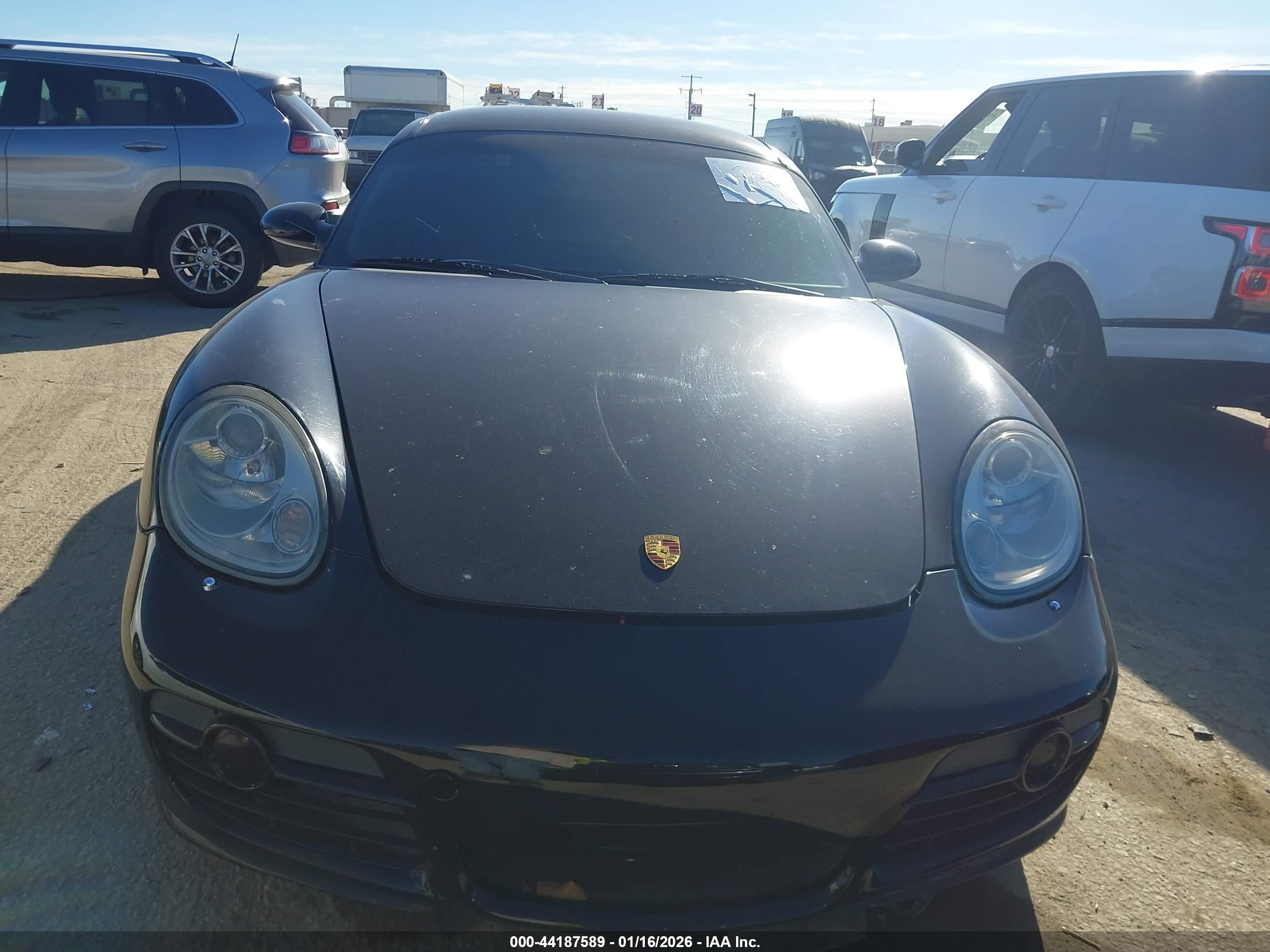 2006 Porsche Cayman S   Black vin: WP0AB29846U783070