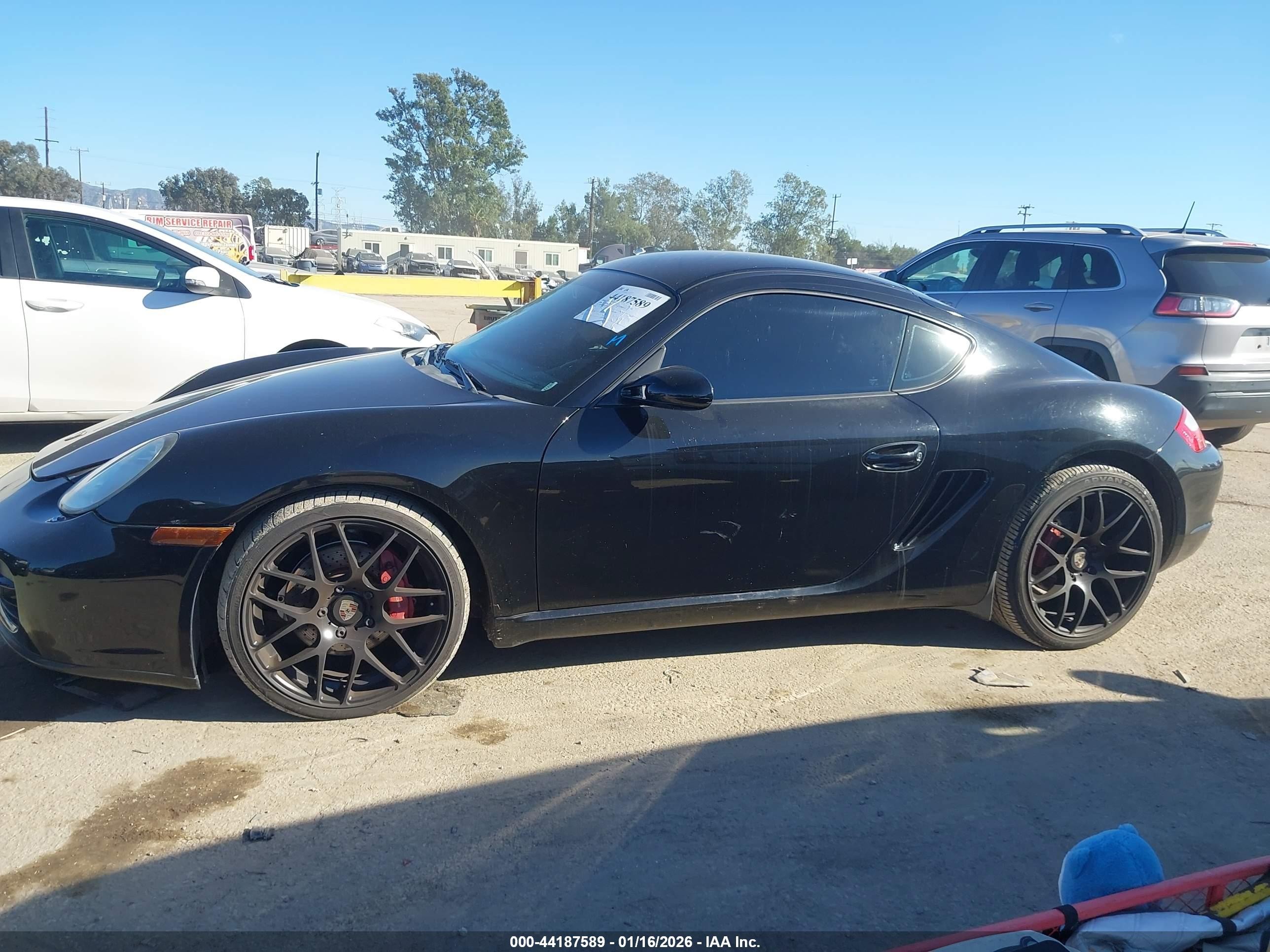 2006 Porsche Cayman S   Black vin: WP0AB29846U783070
