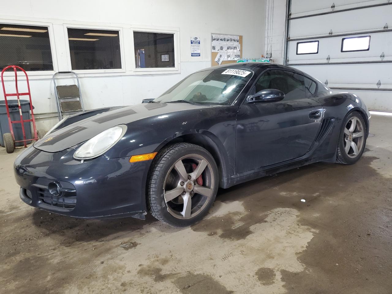 2007 Porsche Cayman S Gray vin: WP0AB29847U780624