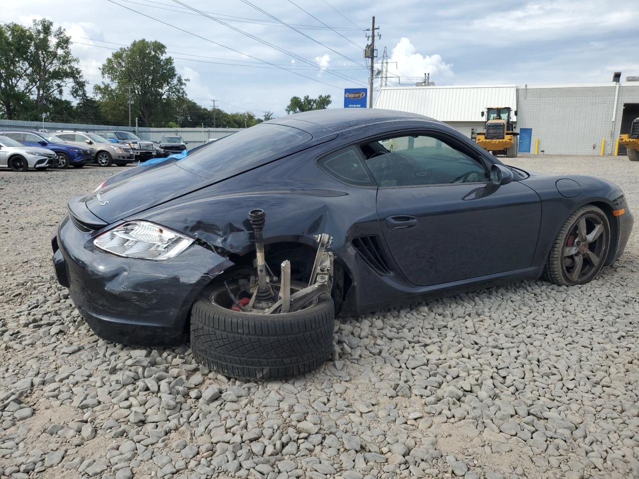 2007 Porsche Cayman S Gray vin: WP0AB29847U780624
