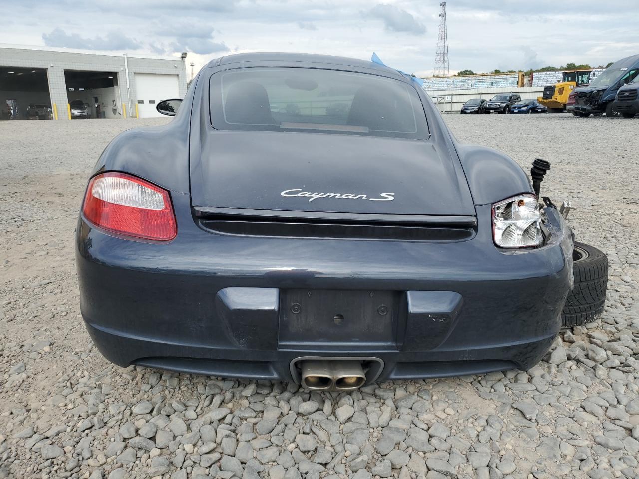 2007 Porsche Cayman S Gray vin: WP0AB29847U780624