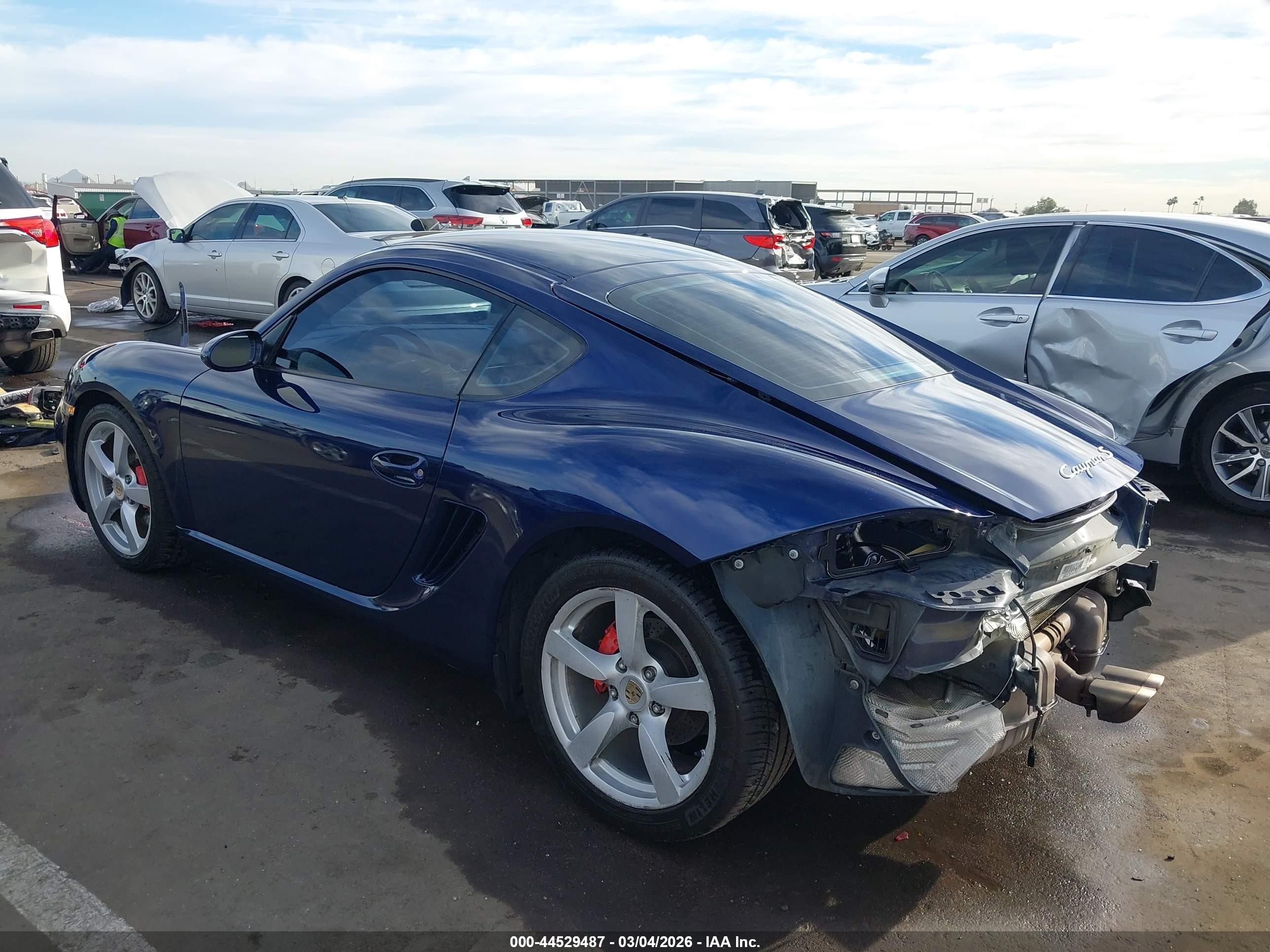 2007 Porsche Cayman S   Blue vin: WP0AB29847U782230
