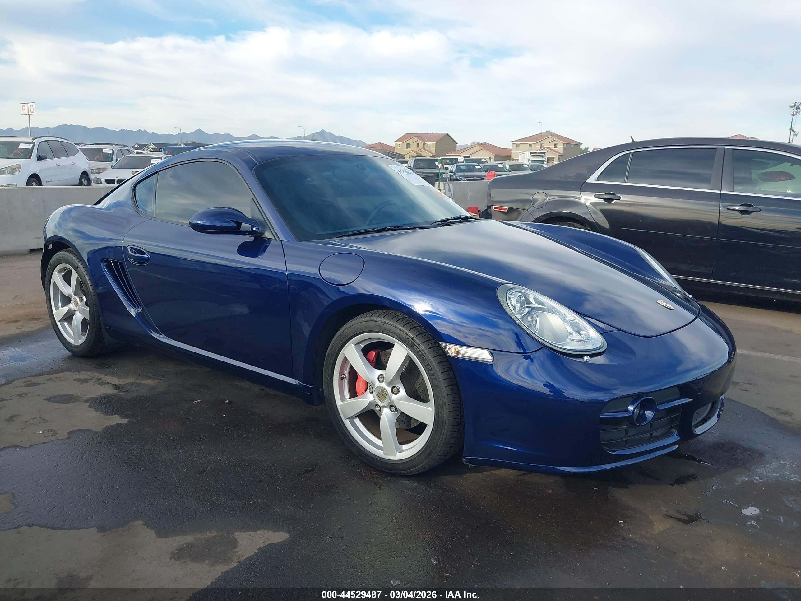 2007 Porsche Cayman S   Blue vin: WP0AB29847U782230