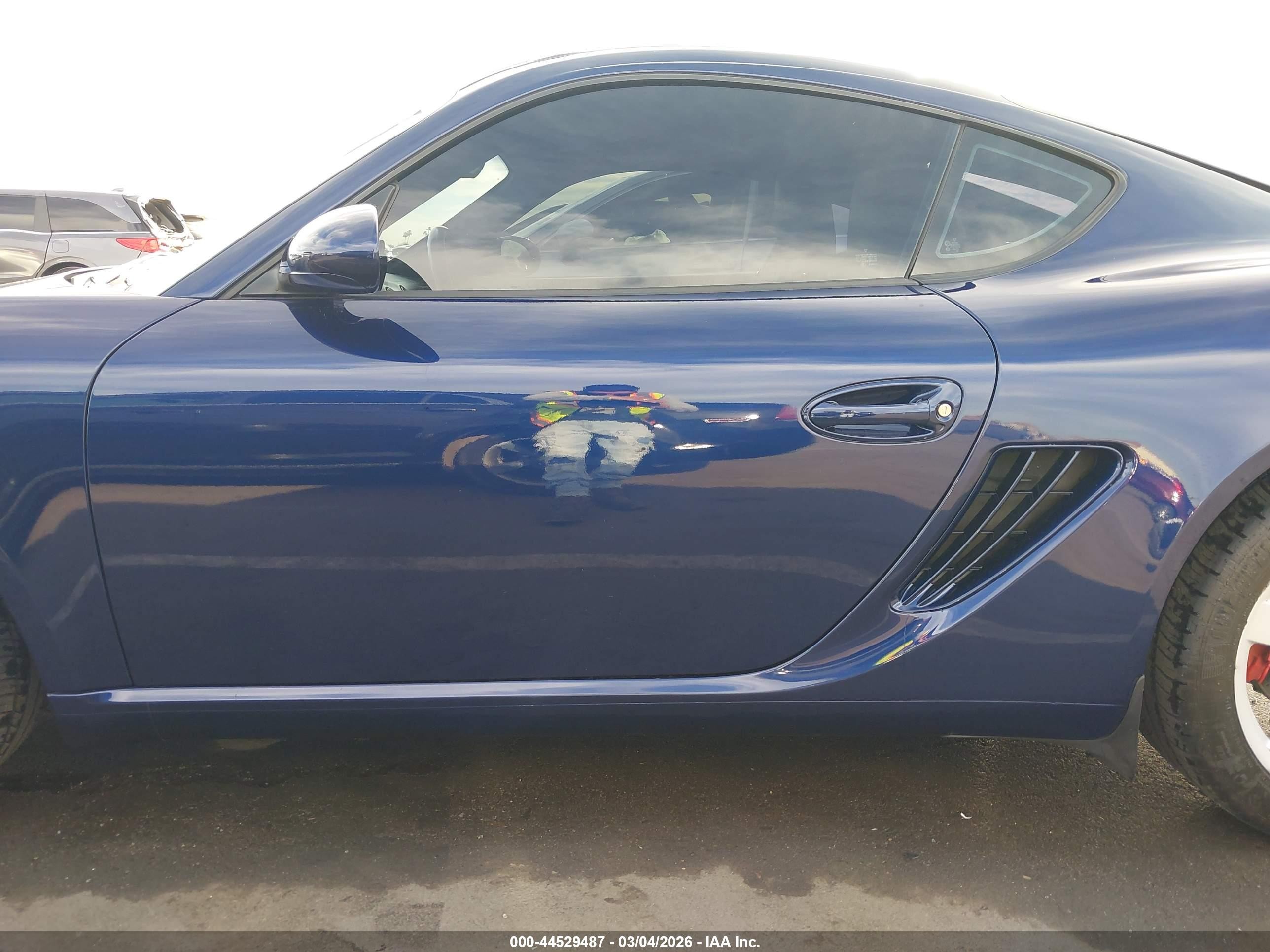 2007 Porsche Cayman S   Blue vin: WP0AB29847U782230