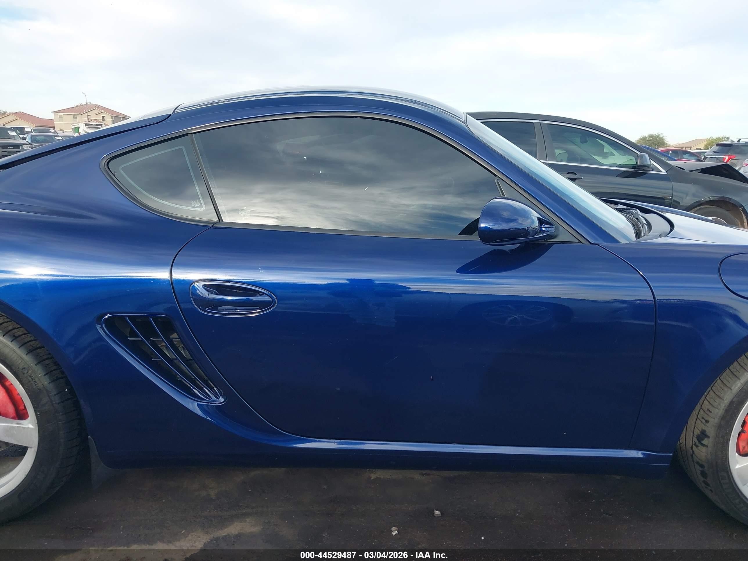 2007 Porsche Cayman S   Blue vin: WP0AB29847U782230