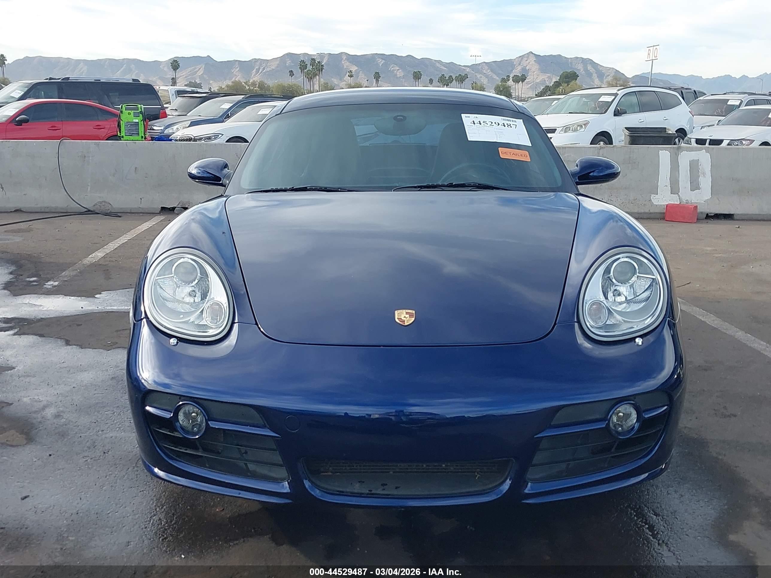 2007 Porsche Cayman S   Blue vin: WP0AB29847U782230