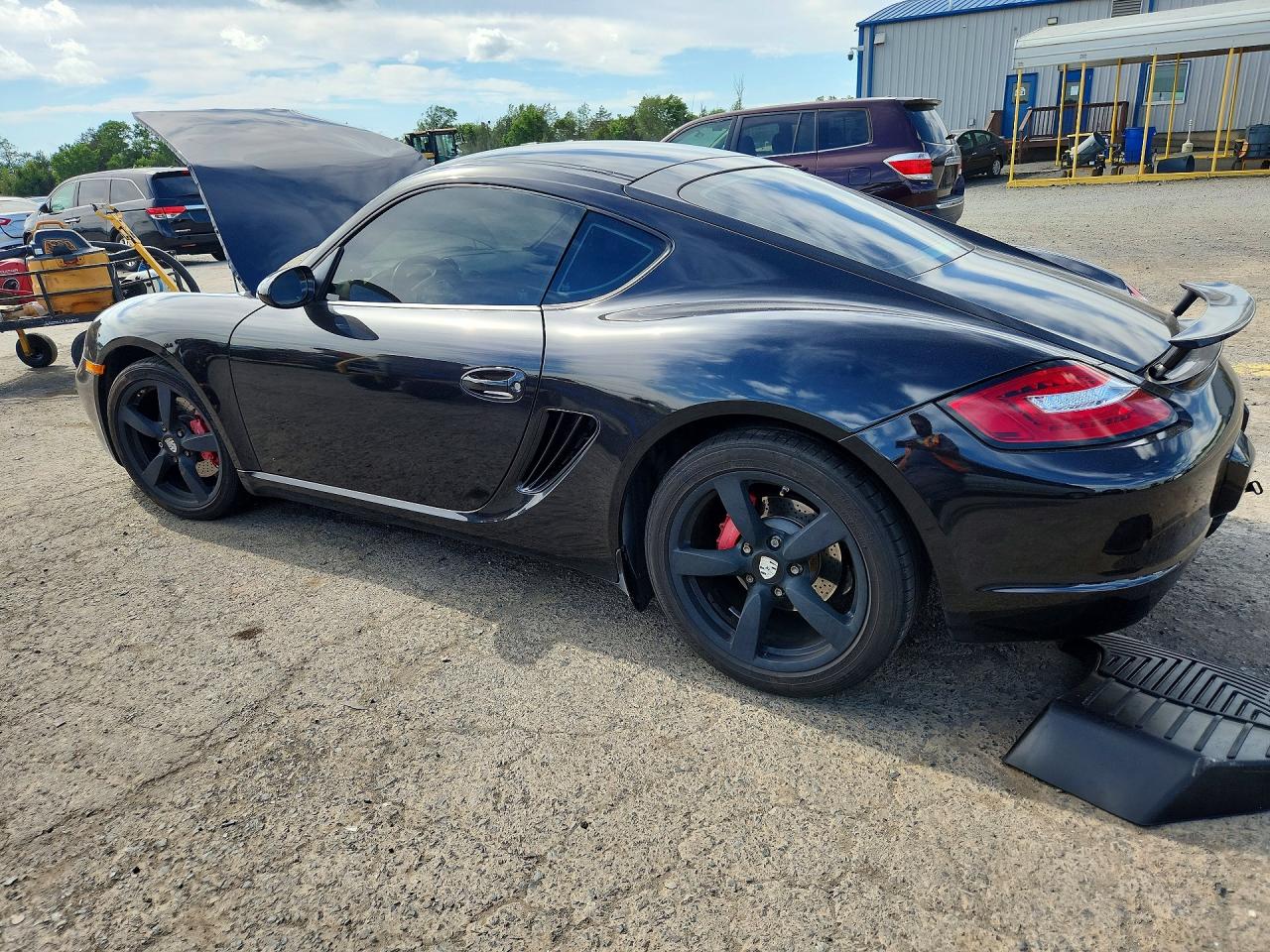 2008 Porsche Cayman S Черный vin: WP0AB29848U780270