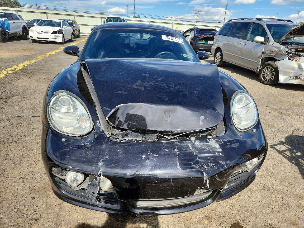 2008 Porsche Cayman S Черный vin: WP0AB29848U780270