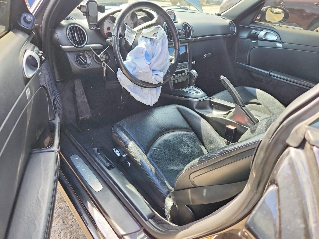 2008 Porsche Cayman S Черный vin: WP0AB29848U780270