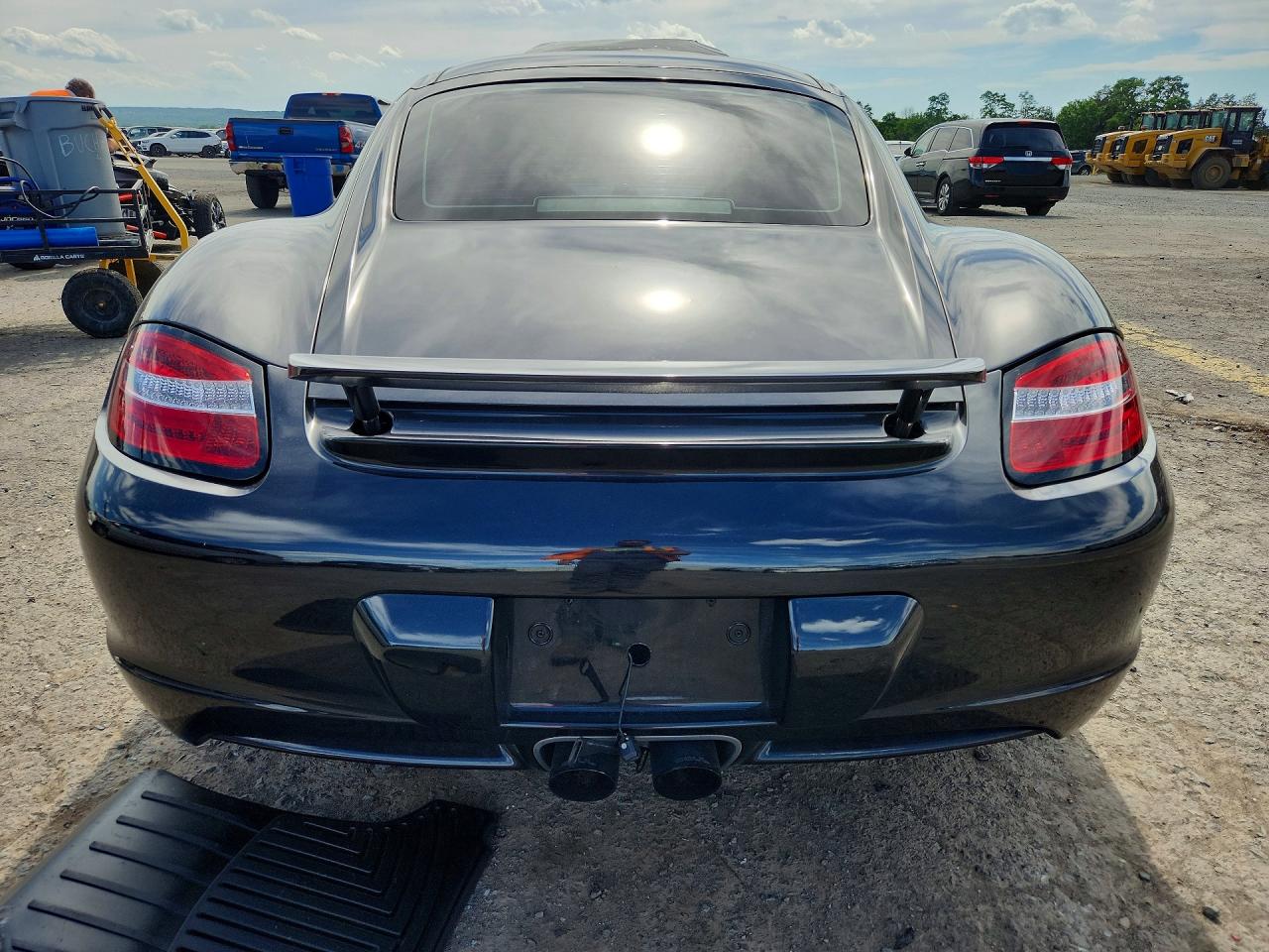 2008 Porsche Cayman S Черный vin: WP0AB29848U780270