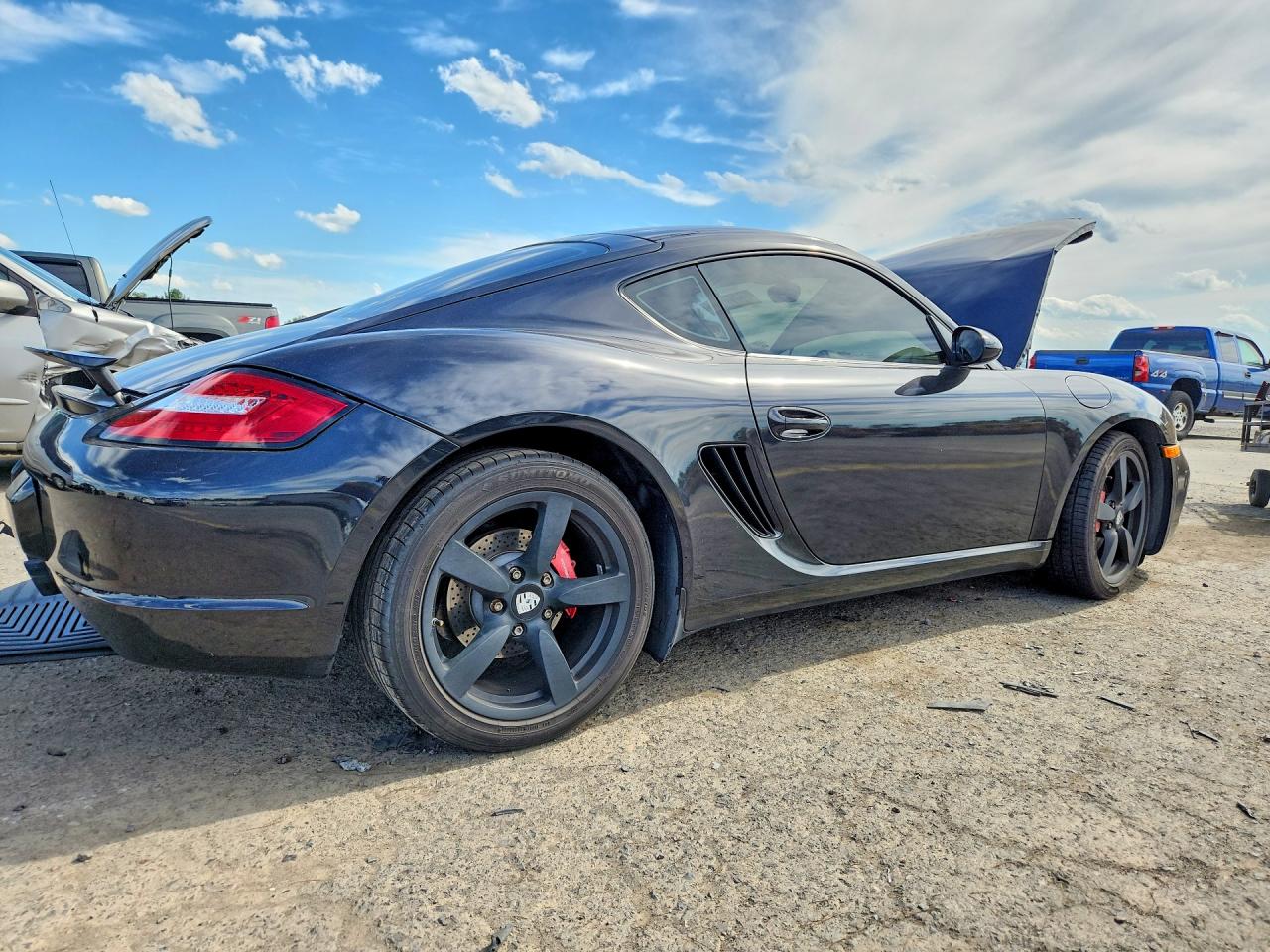 2008 Porsche Cayman S Черный vin: WP0AB29848U780270