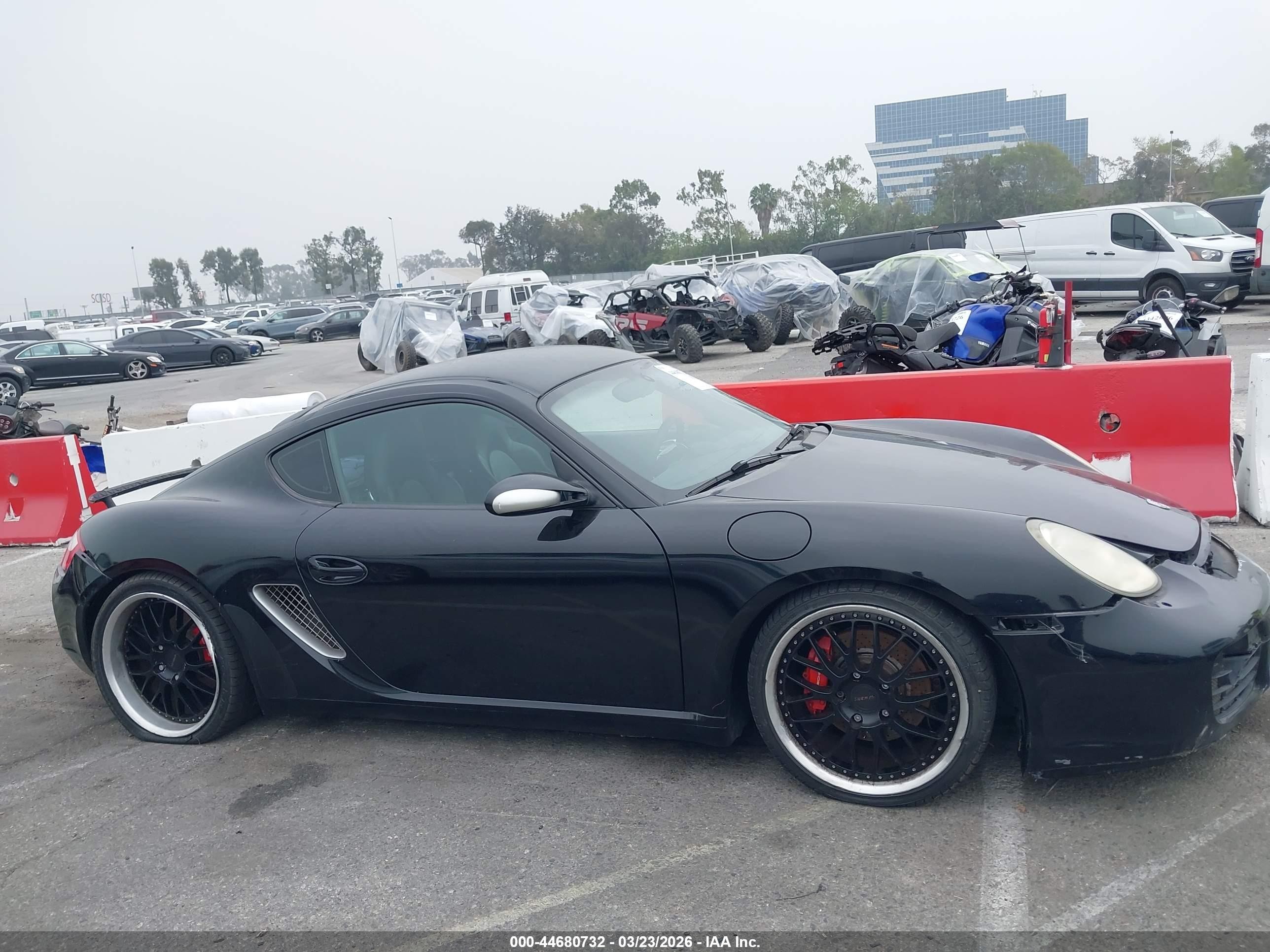 2006 Porsche Cayman S   Black vin: WP0AB29856U781036