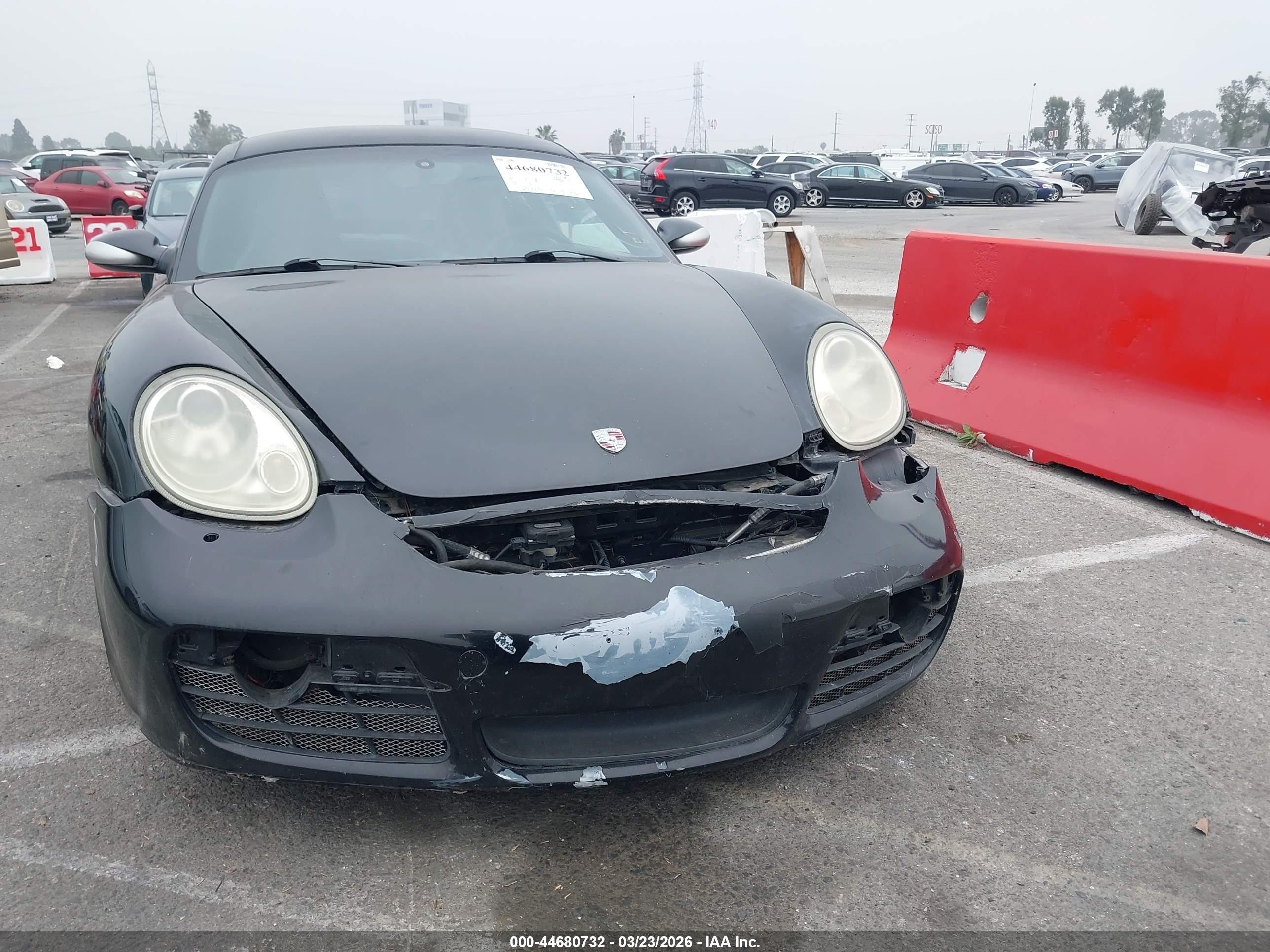 2006 Porsche Cayman S   Black vin: WP0AB29856U781036