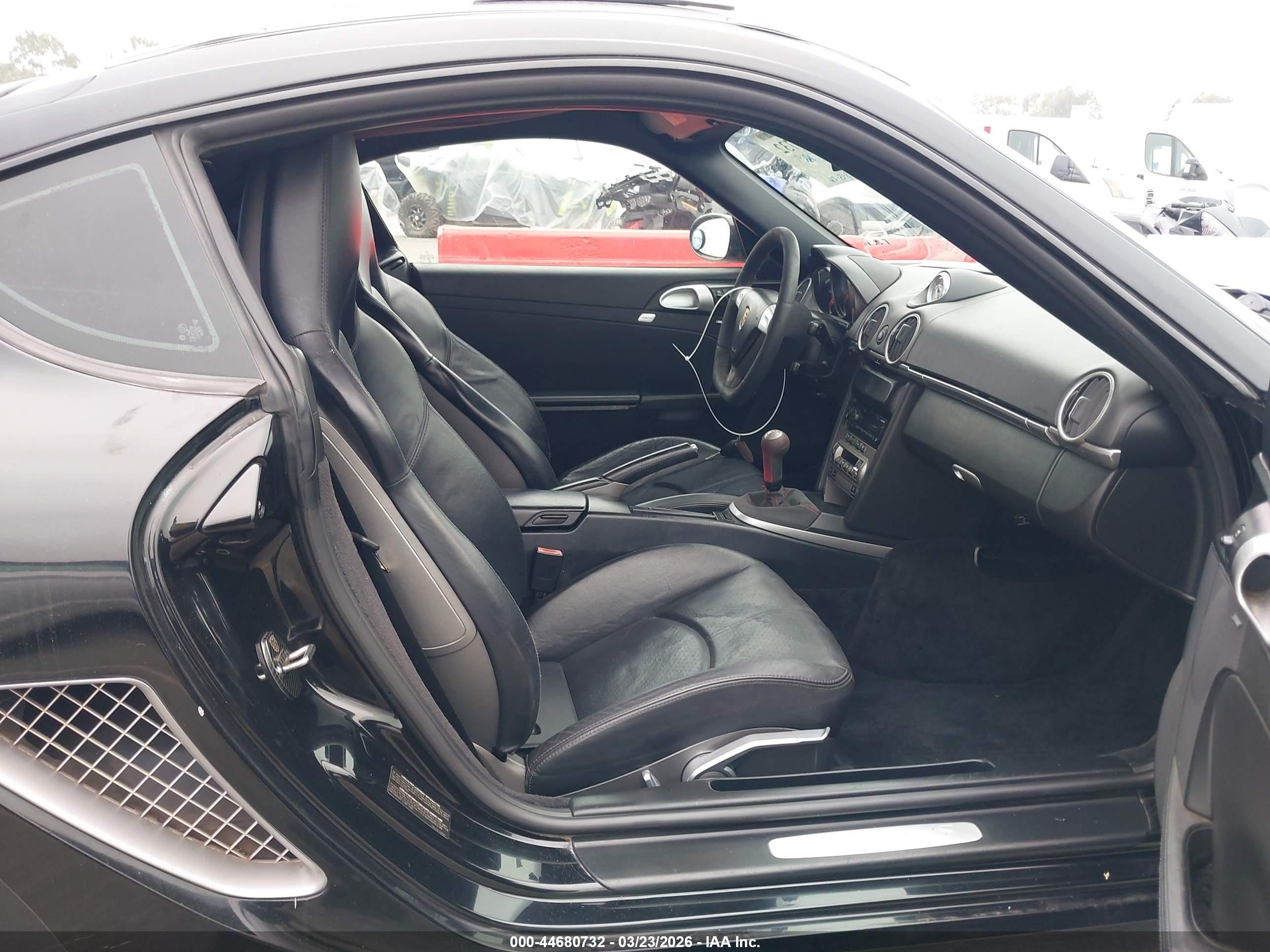 2006 Porsche Cayman S   Black vin: WP0AB29856U781036