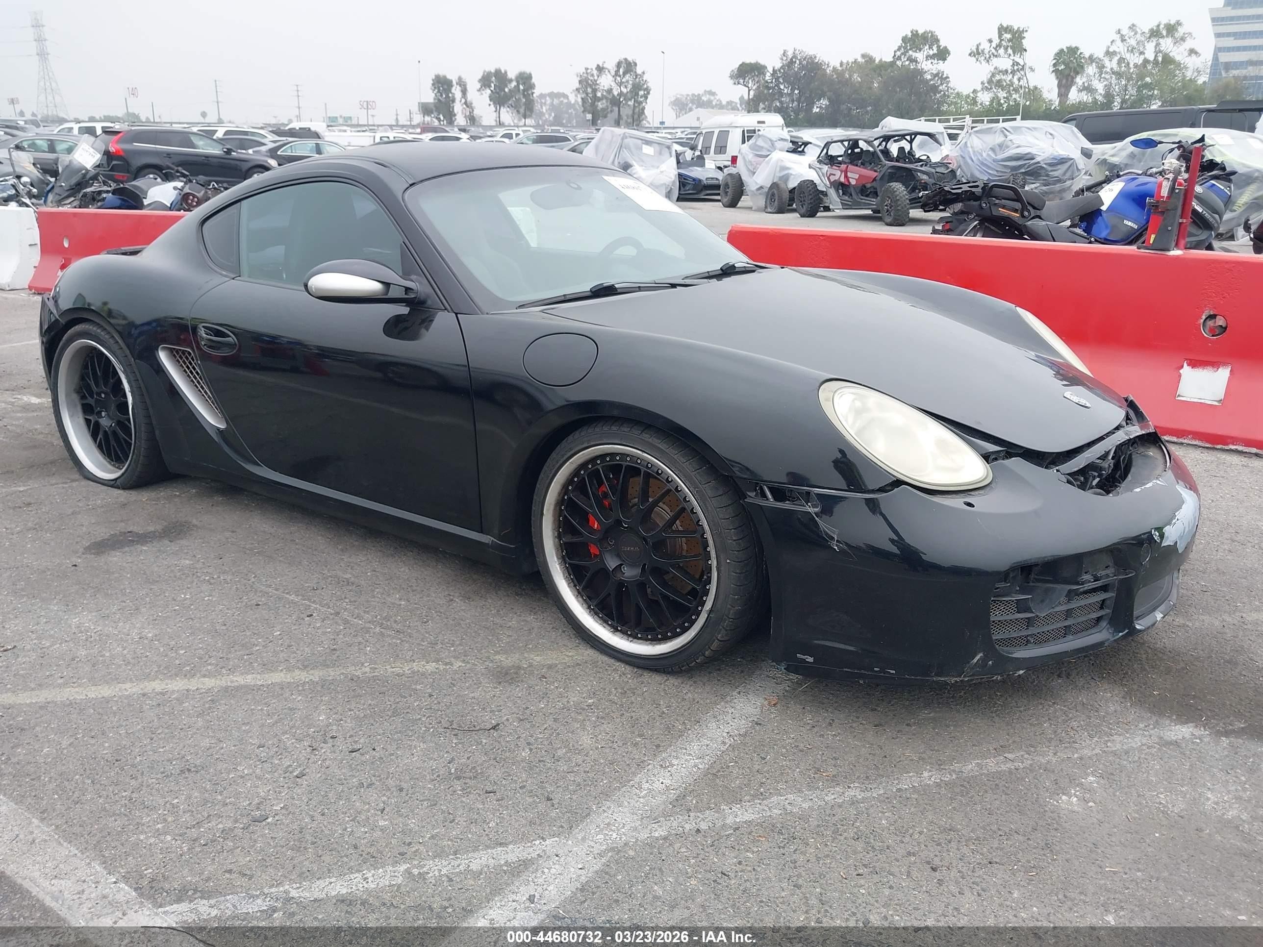 2006 Porsche Cayman S   Black vin: WP0AB29856U781036