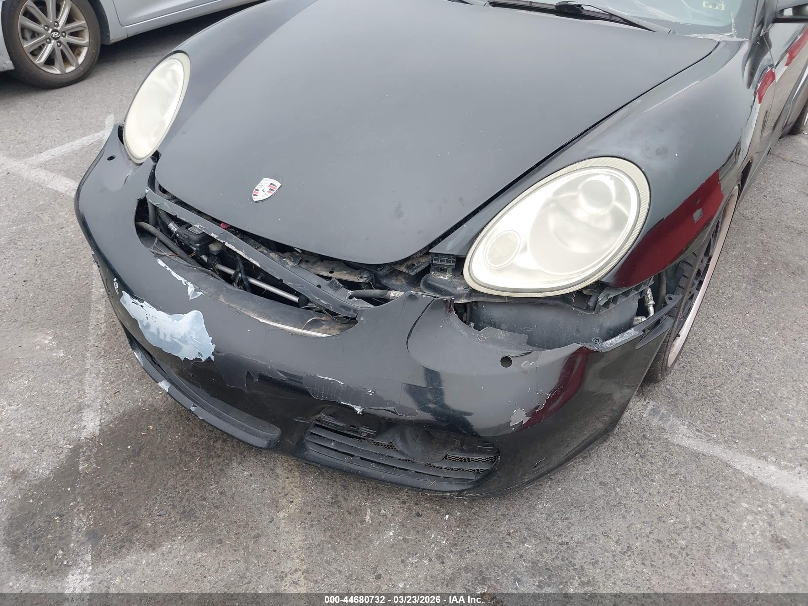 2006 Porsche Cayman S   Black vin: WP0AB29856U781036