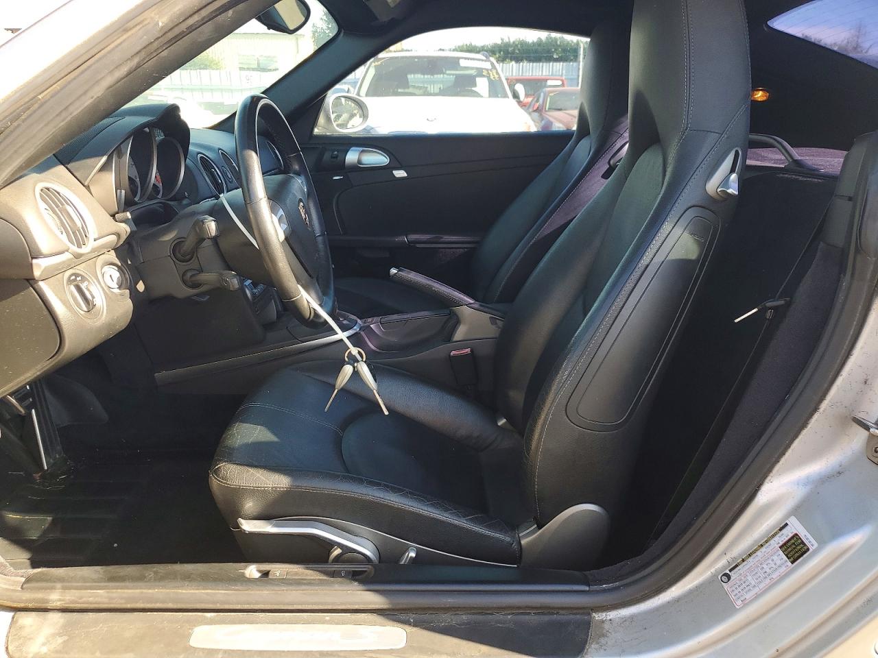 2007 Porsche Cayman S Silver vin: WP0AB29857U780888