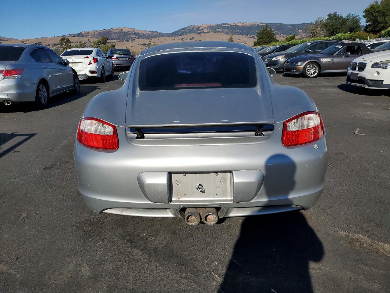 2007 Porsche Cayman S Silver vin: WP0AB29857U780888