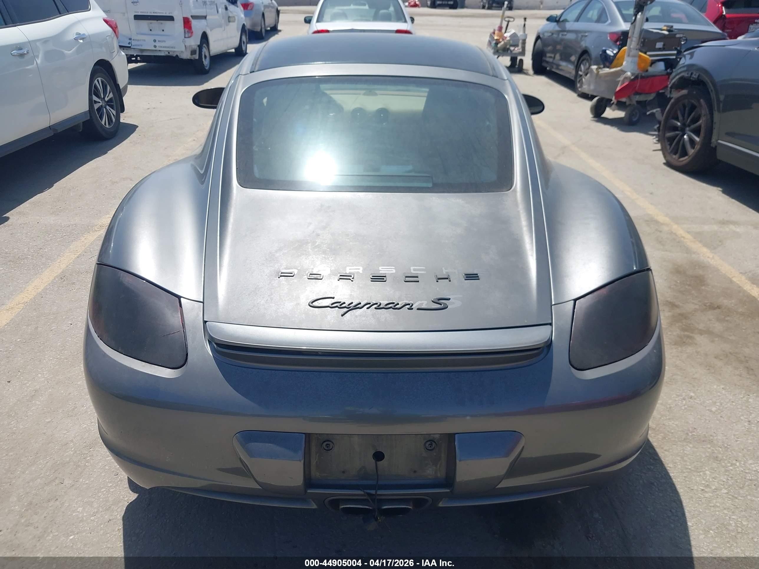 2008 Porsche Cayman S   Gray vin: WP0AB29858U780942