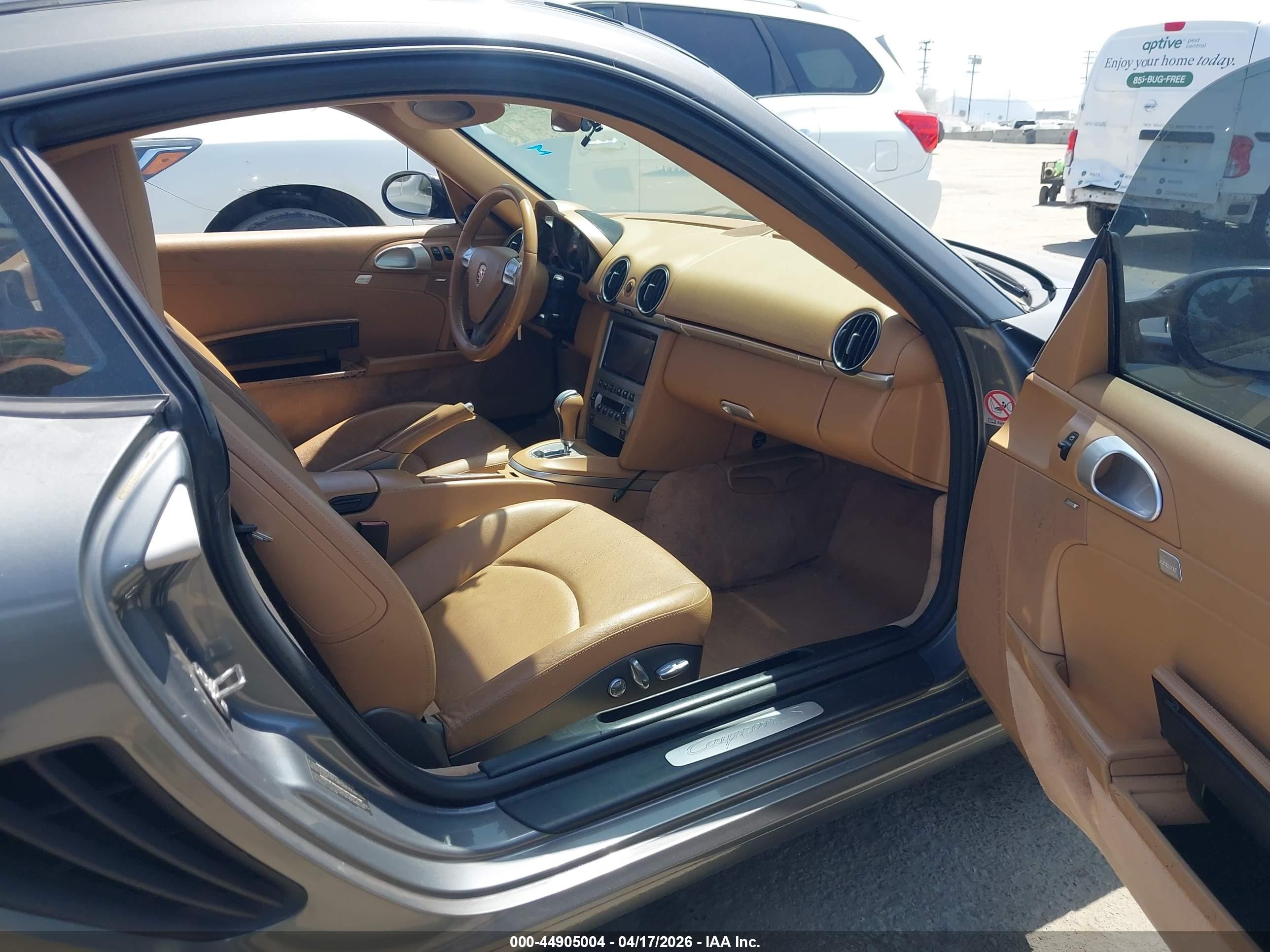 2008 Porsche Cayman S   Gray vin: WP0AB29858U780942