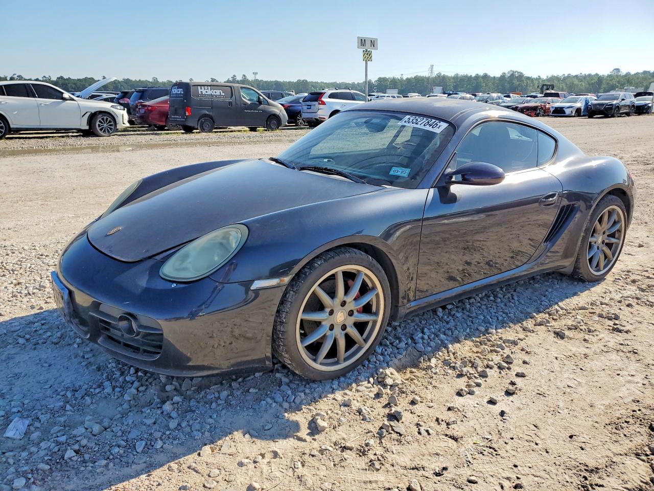 2007 Porsche Cayman S Black vin: WP0AB29867U780964