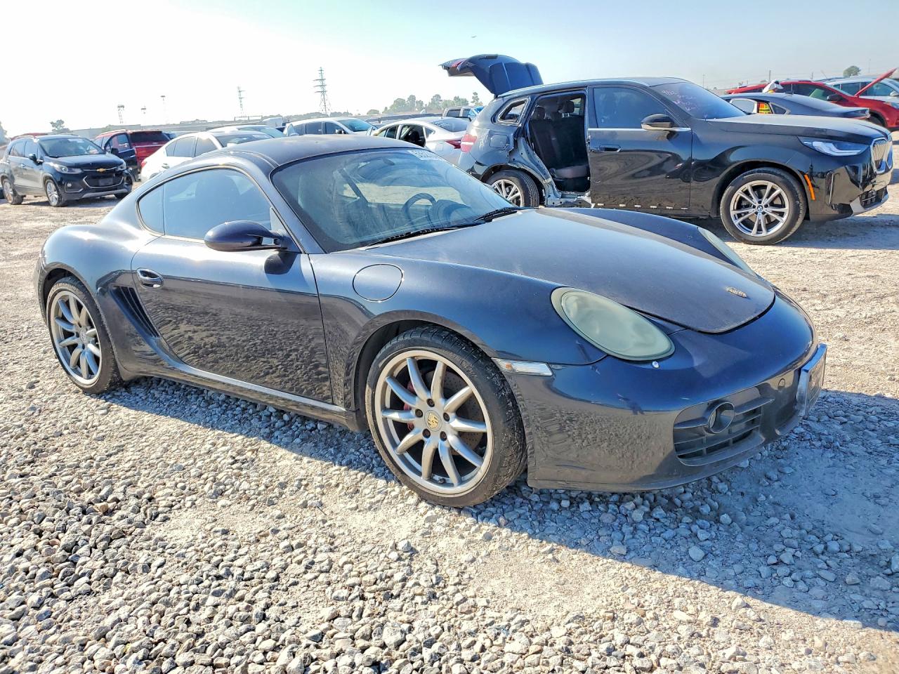 2007 Porsche Cayman S Black vin: WP0AB29867U780964