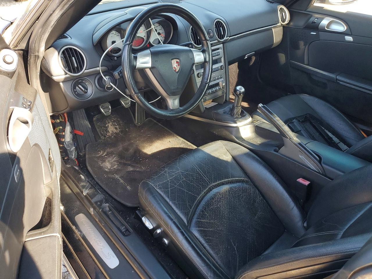 2007 Porsche Cayman S Black vin: WP0AB29867U780964